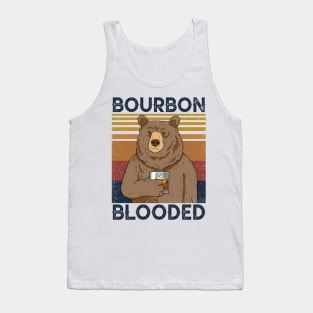 Bear Bourbon Blooded Tank Top